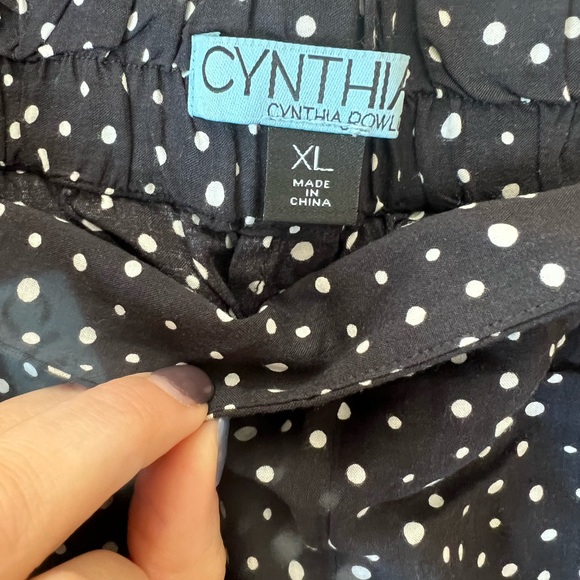 Cynthia Rowley Polka Dot Flowy Shorts - Picture 3 of 5